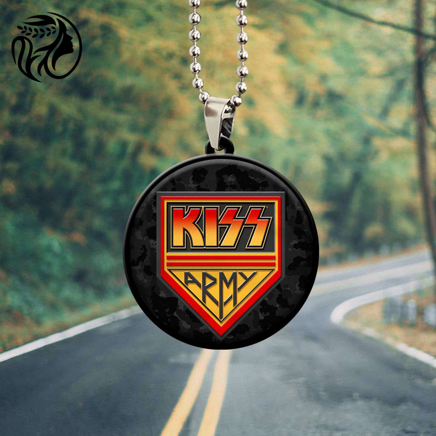 Kiss Band Custom Shape-sided Acrylic Car OrnamentGift