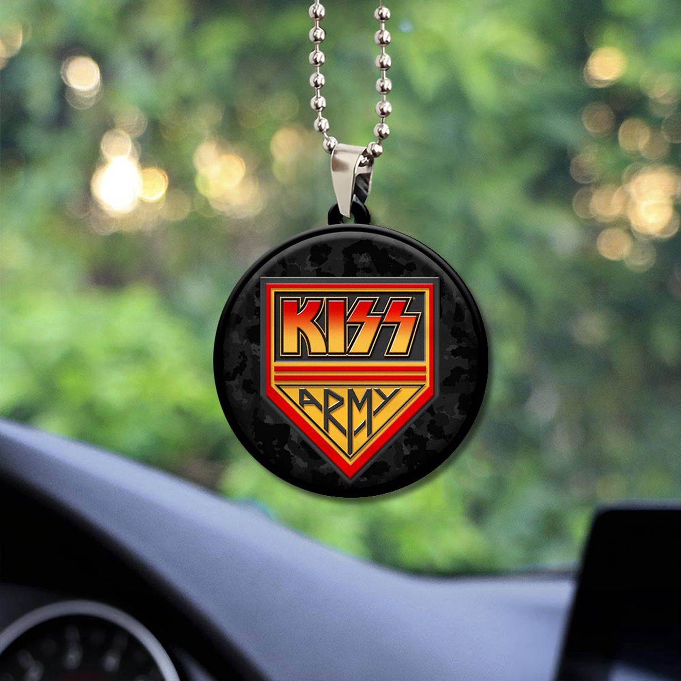 Kiss Band Custom Shape-sided Acrylic Car OrnamentGift
