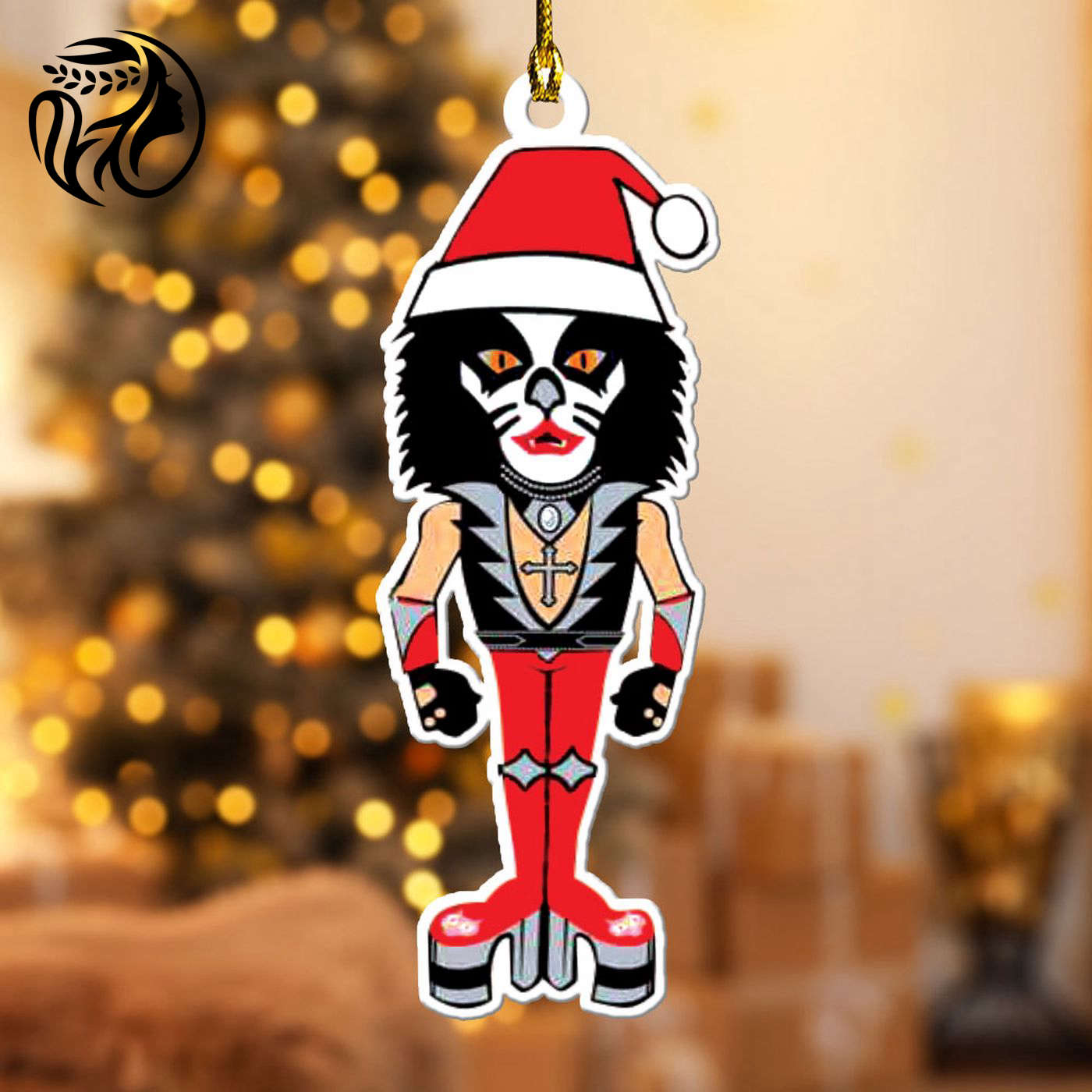 Kiss Band Custom Shape-sided Acrylic Ornament  – Gift for Christmas Day