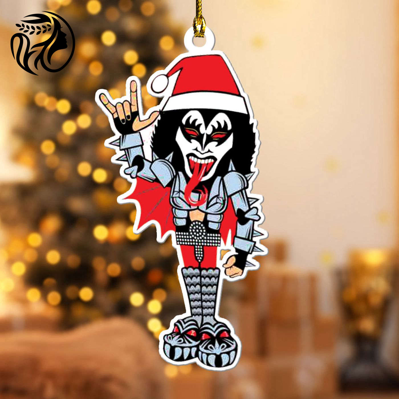Kiss Band Custom Shape-sided Acrylic Ornament  – Gift for Christmas Day
