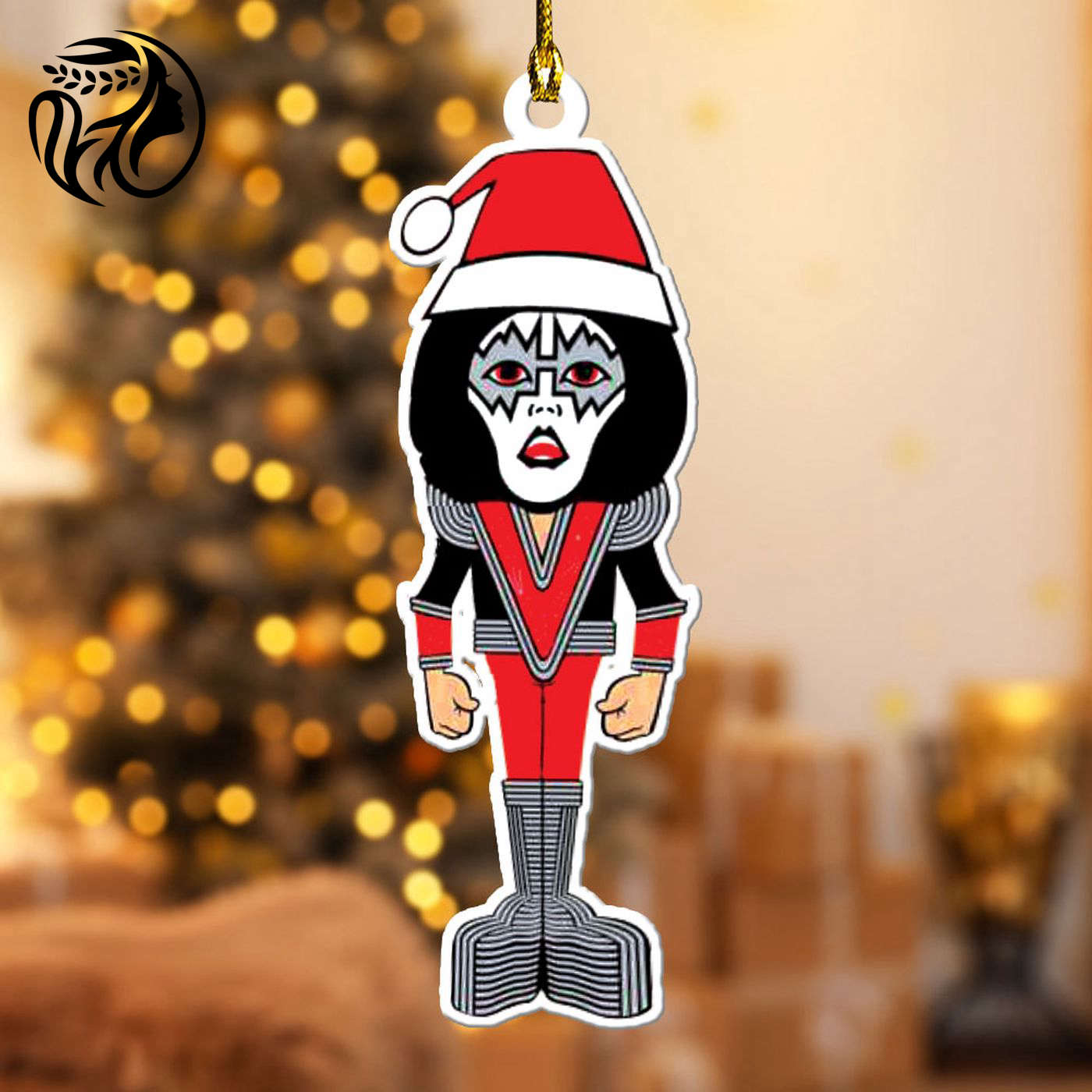 Kiss Band Custom Shape-sided Acrylic Ornament  – Gift for Christmas Day