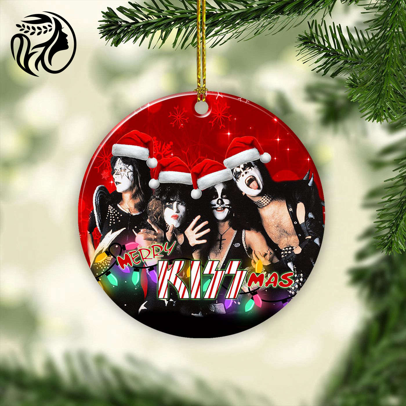 Kiss Band Fixed Shape 2-sided Acrylic Ornament Gift
