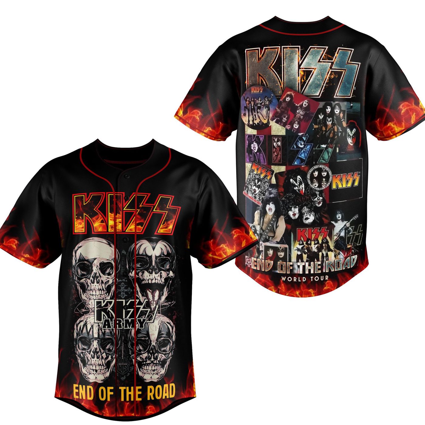 Kiss Baseball Jersey For Men Women And Kids Gift