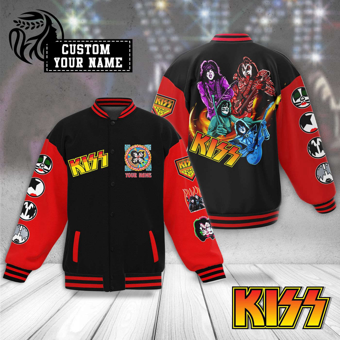 Kiss New Premium Baseball Jacket Gift For Fan