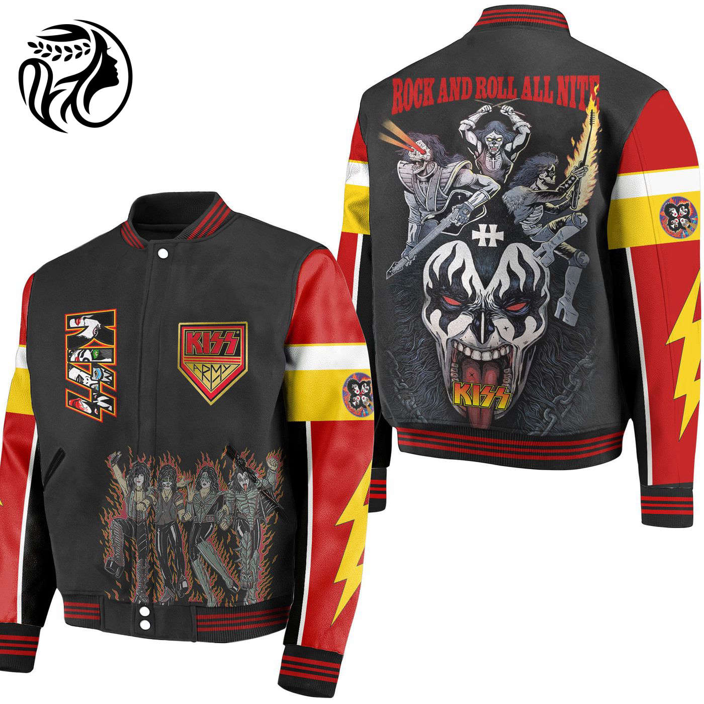 Kiss New Premium Baseball Jacket Gift For Fan