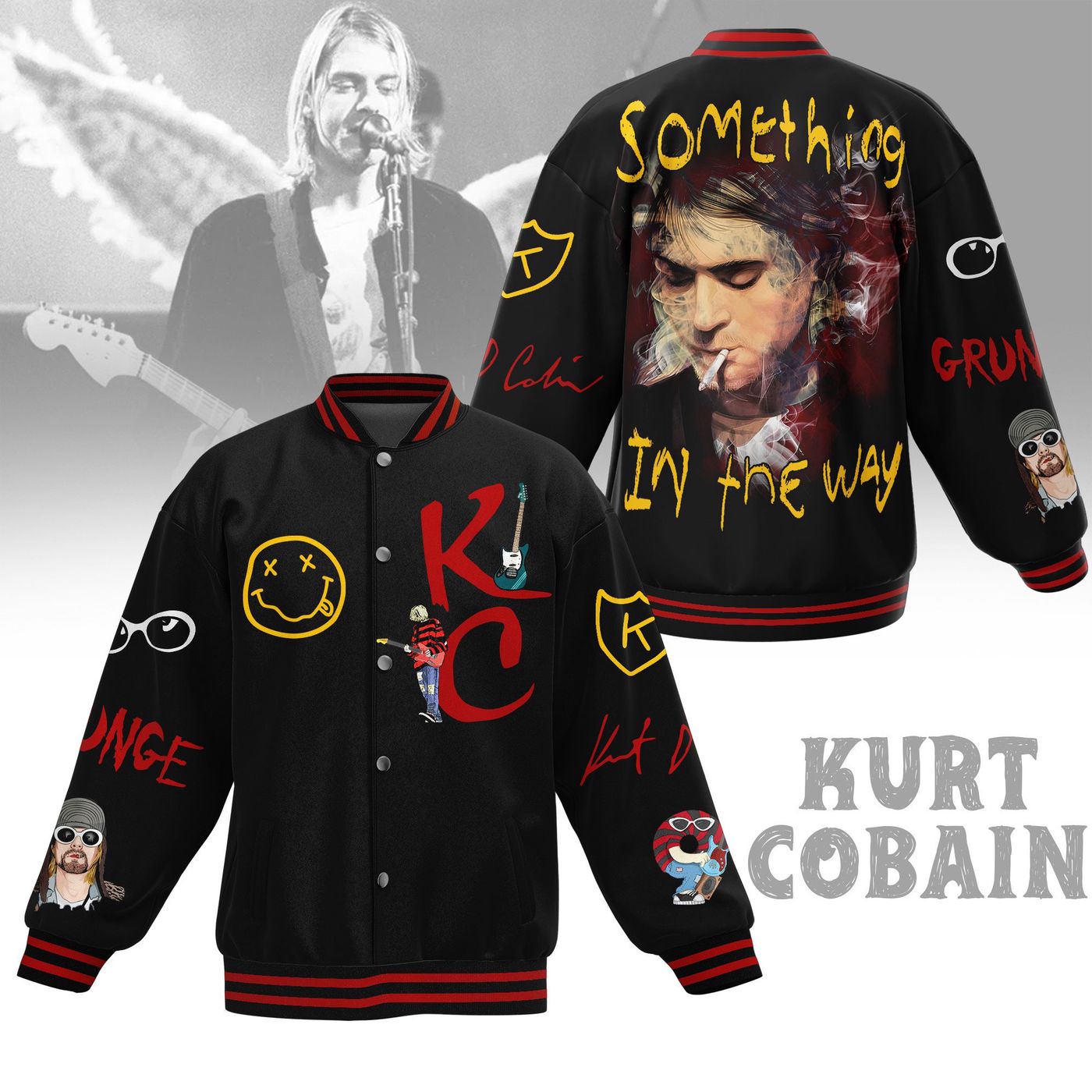Kurt Cobain New Premium Baseball Jacket Gift For Fan