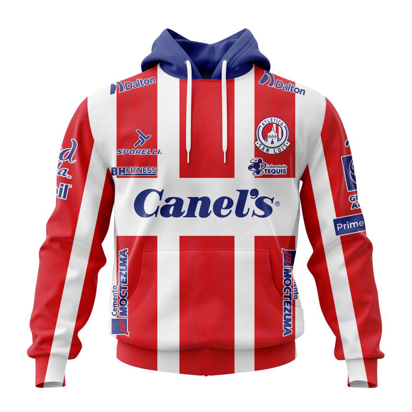 LIGA MX Atletico San Luis 2023 – 2024 Home Kits 3d Printed Hoodie 3d Printed Hoodie