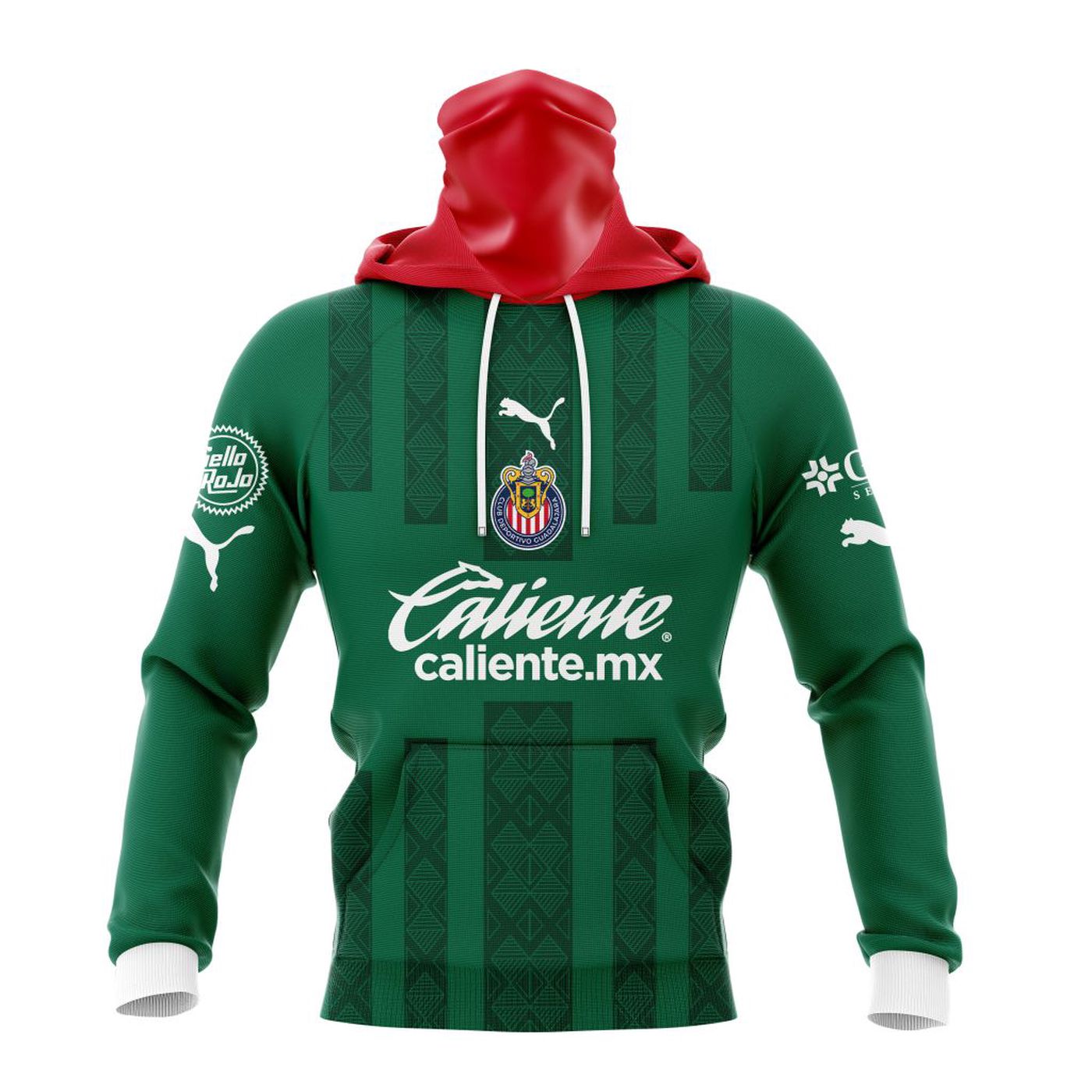 LIGA MX Chivas Guadalajara 2023 Special Mexico Kits 3d Printed Hoodie 3d Printed Hoodie