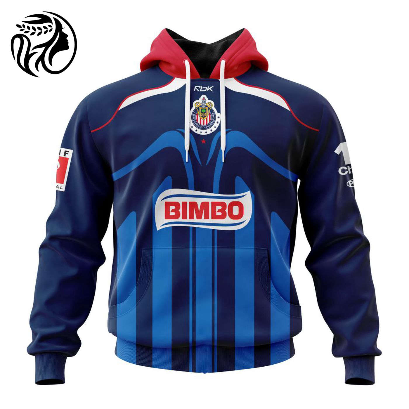LIGA MX Chivas Guadalajara Retro 2006 Away Kits 3d Printed Hoodie 3d Printed Hoodie