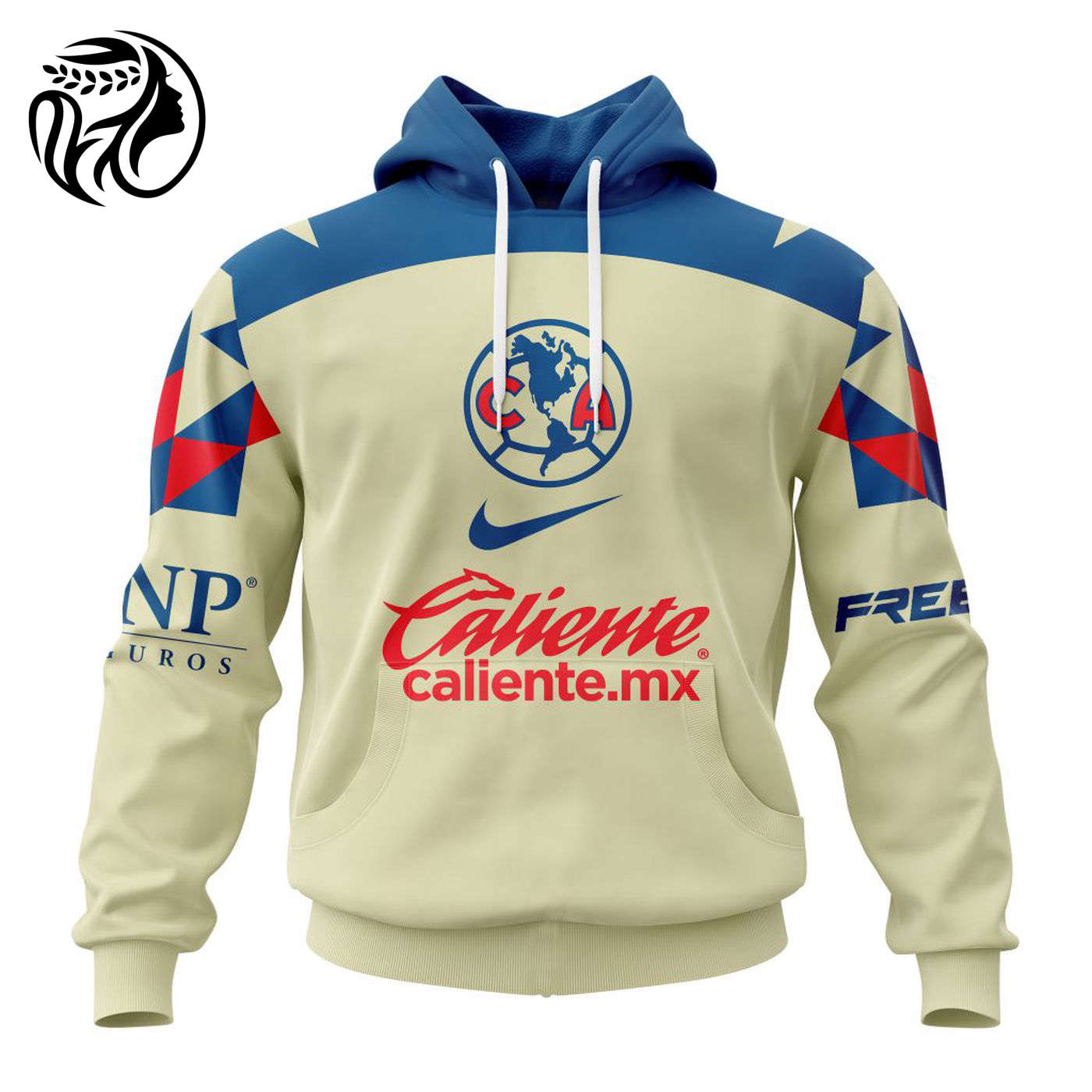 LIGA MX Club America 2023 – 2024 Home Kits 3d Printed Hoodie 3d Printed Hoodie