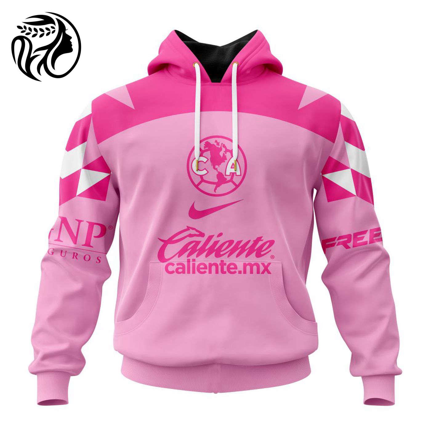 LIGA MX Club America 2023 Home Special Pink Kits 3d Printed Hoodie 3d Printed Hoodie
