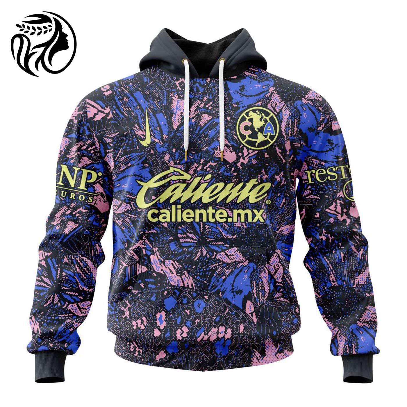 LIGA MX Club America Personalized 2024-2025 Third Kits 3d Printed Hoodie 3d Printed Hoodie