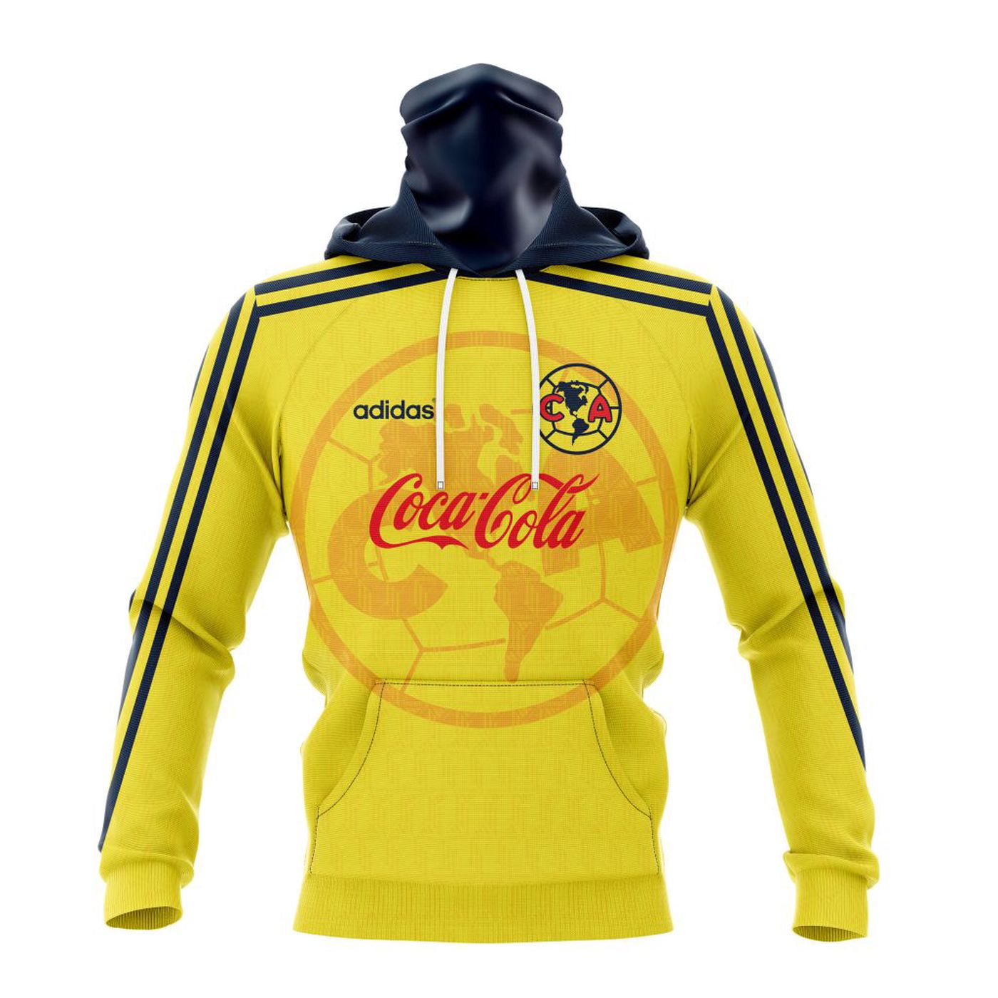 LIGA MX Club America Retro 1996-1998 Home Kits 3d Printed Hoodie 3d Printed Hoodie