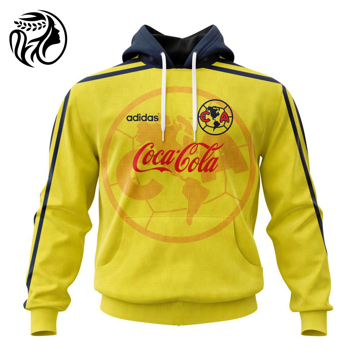 LIGA MX Club America Retro 1996-1998 Home Kits 3d Printed Hoodie 3d Printed Hoodie