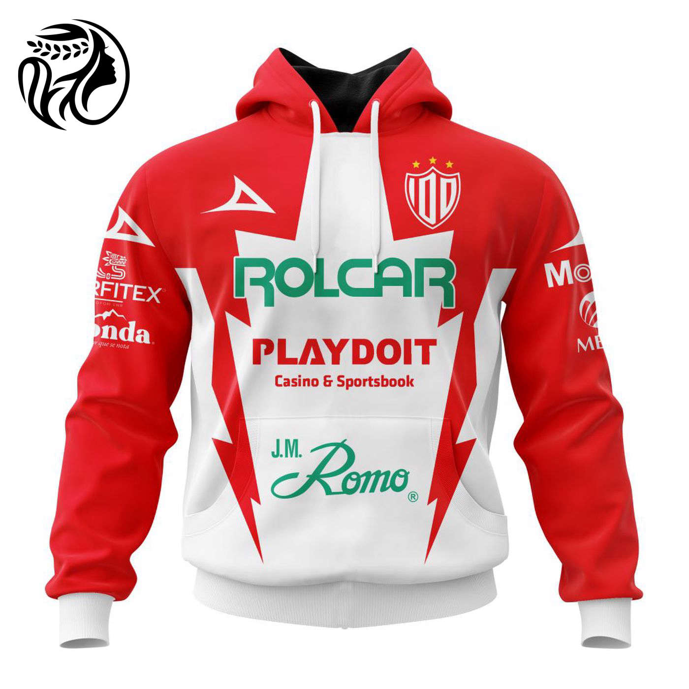 LIGA MX Club Necaxa 2023 – 2024 Home Kits 3d Printed Hoodie 3d Printed Hoodie