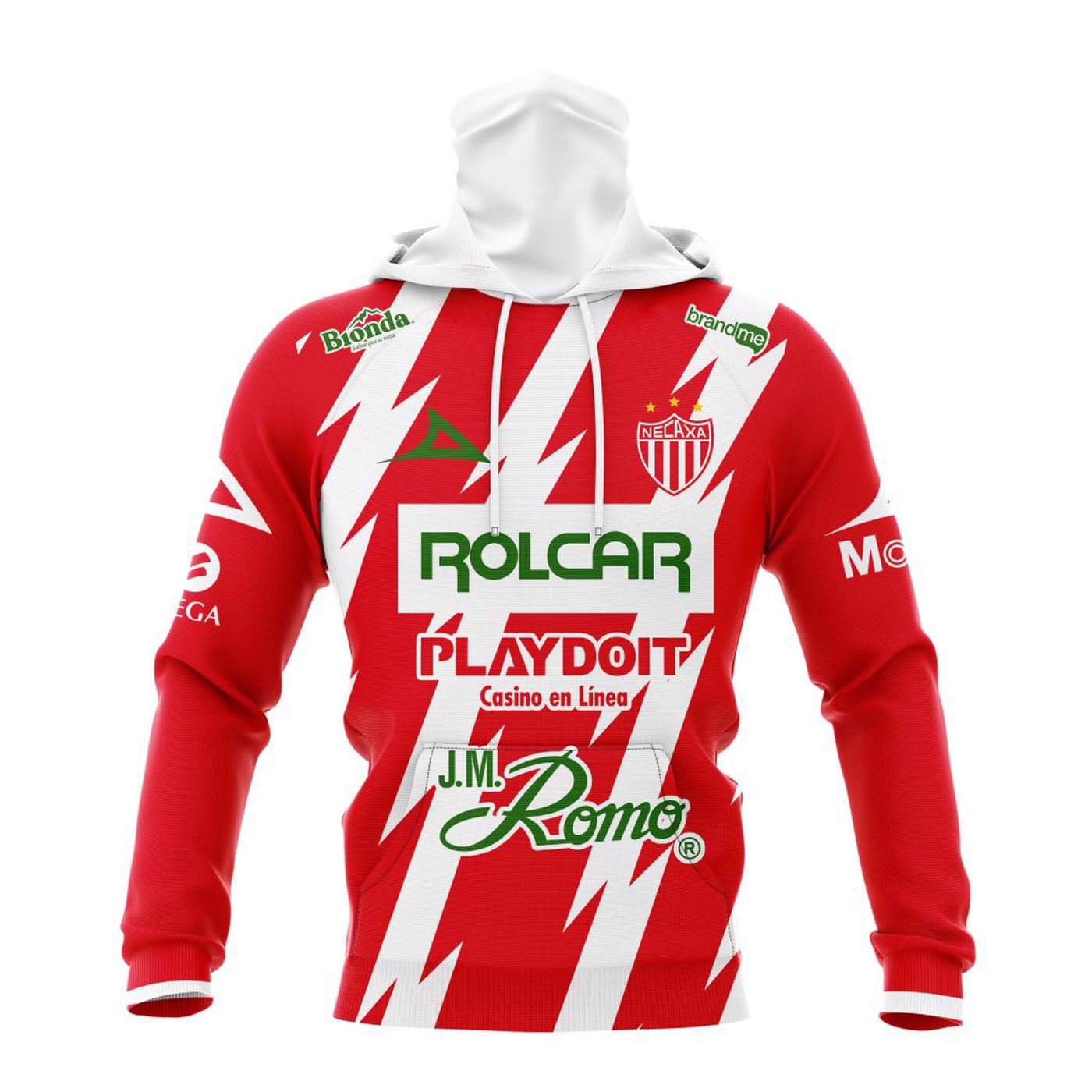 LIGA MX Club Necaxa Personalized 2025 Home Kits 3d Printed Hoodie 3d Printed Hoodie