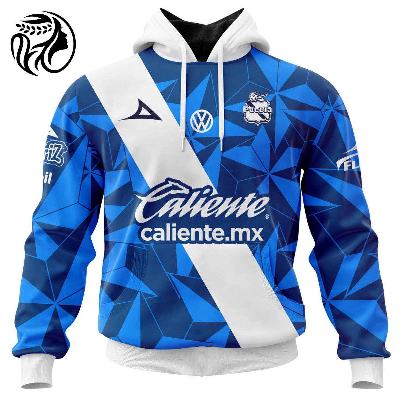 LIGA MX Club Puebla 2023 – 2024 Away Kits 3d Printed Hoodie 3d Printed Hoodie