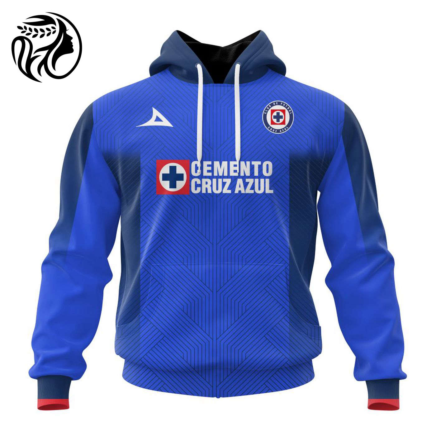 LIGA MX Cruz Azul 2023 – 2024 Home Kits 3d Printed Hoodie 3d Printed Hoodie