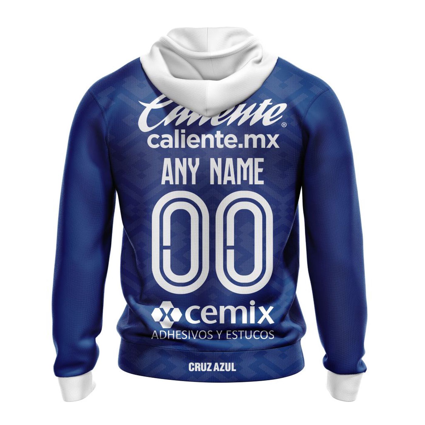 LIGA MX Cruz Azul Personalized 2025 Goalkeeper Away Kits 3d Printed Hoodie 3d Printed Hoodie