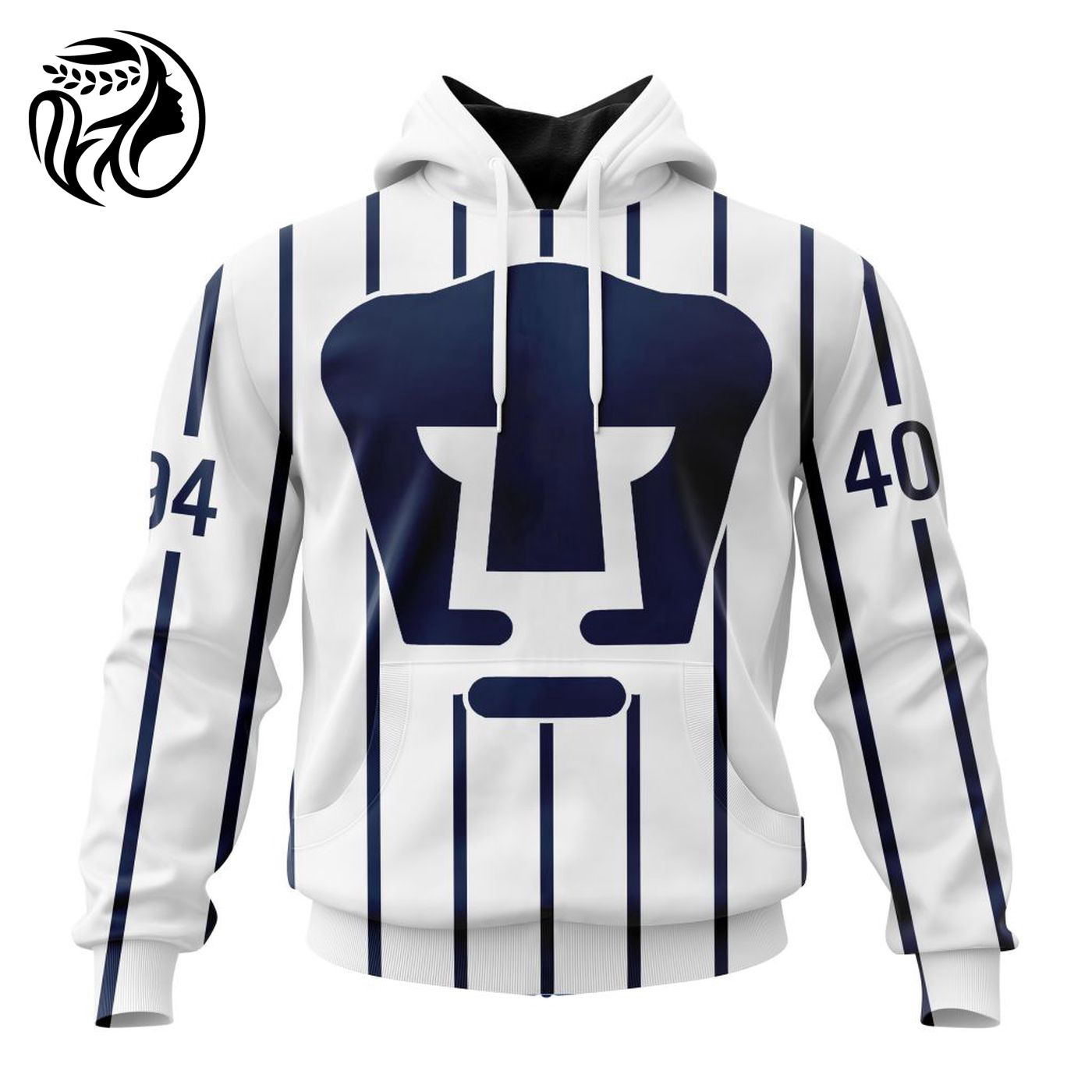 LIGA MX Pumas UNAM 1994 Home Kits 3d Printed Hoodie 3d Printed Hoodie