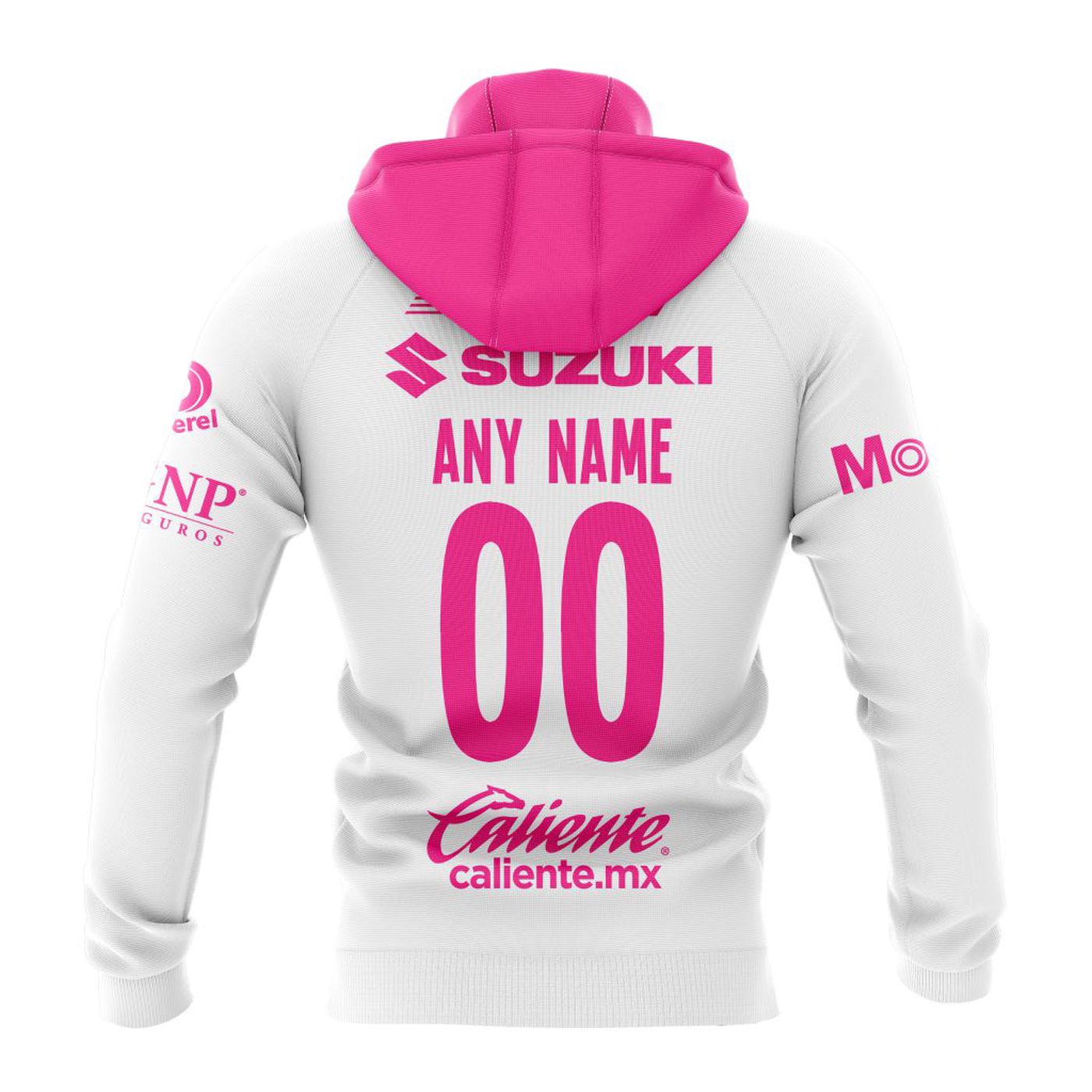 LIGA MX Pumas UNAM 2023 Pink Kits 3d Printed Hoodie 3d Printed Hoodie