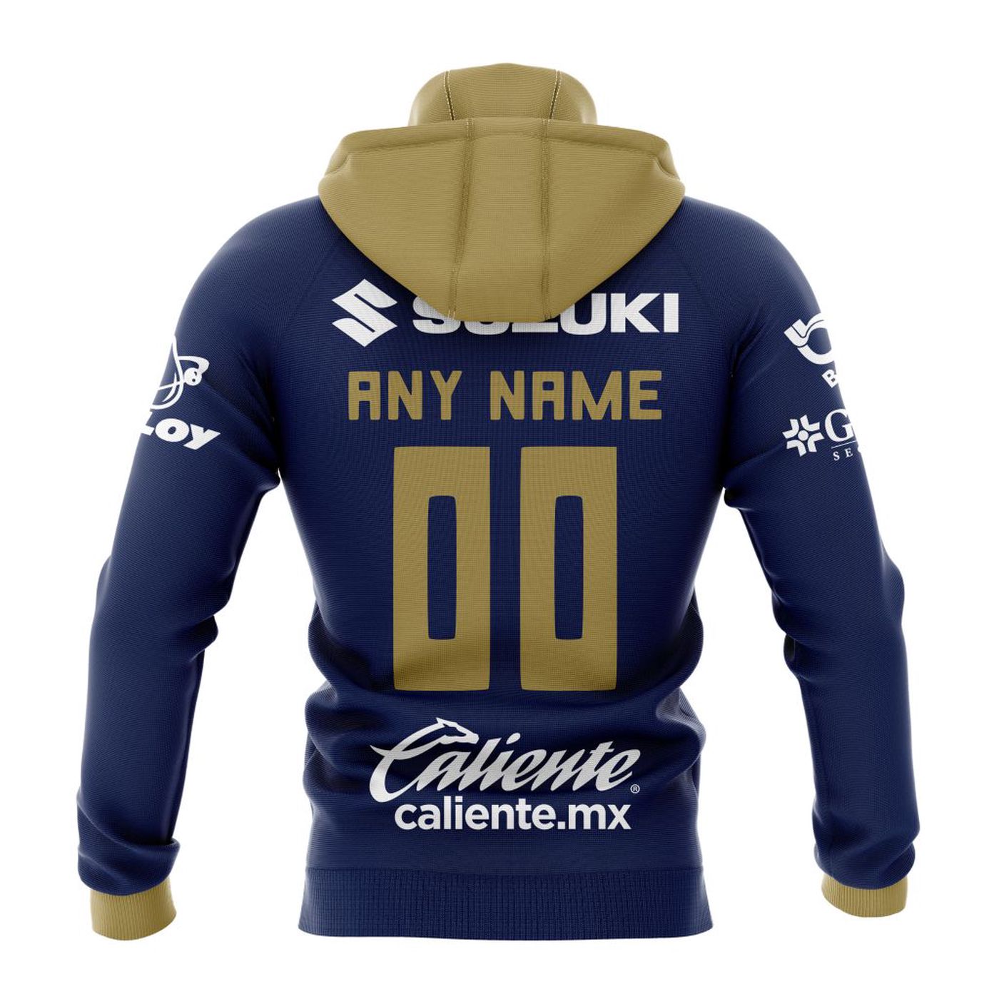 LIGA MX Pumas UNAM Speical Away Kits With 70th Anniversary Logo 3d Printed Hoodie 3d Printed Hoodie
