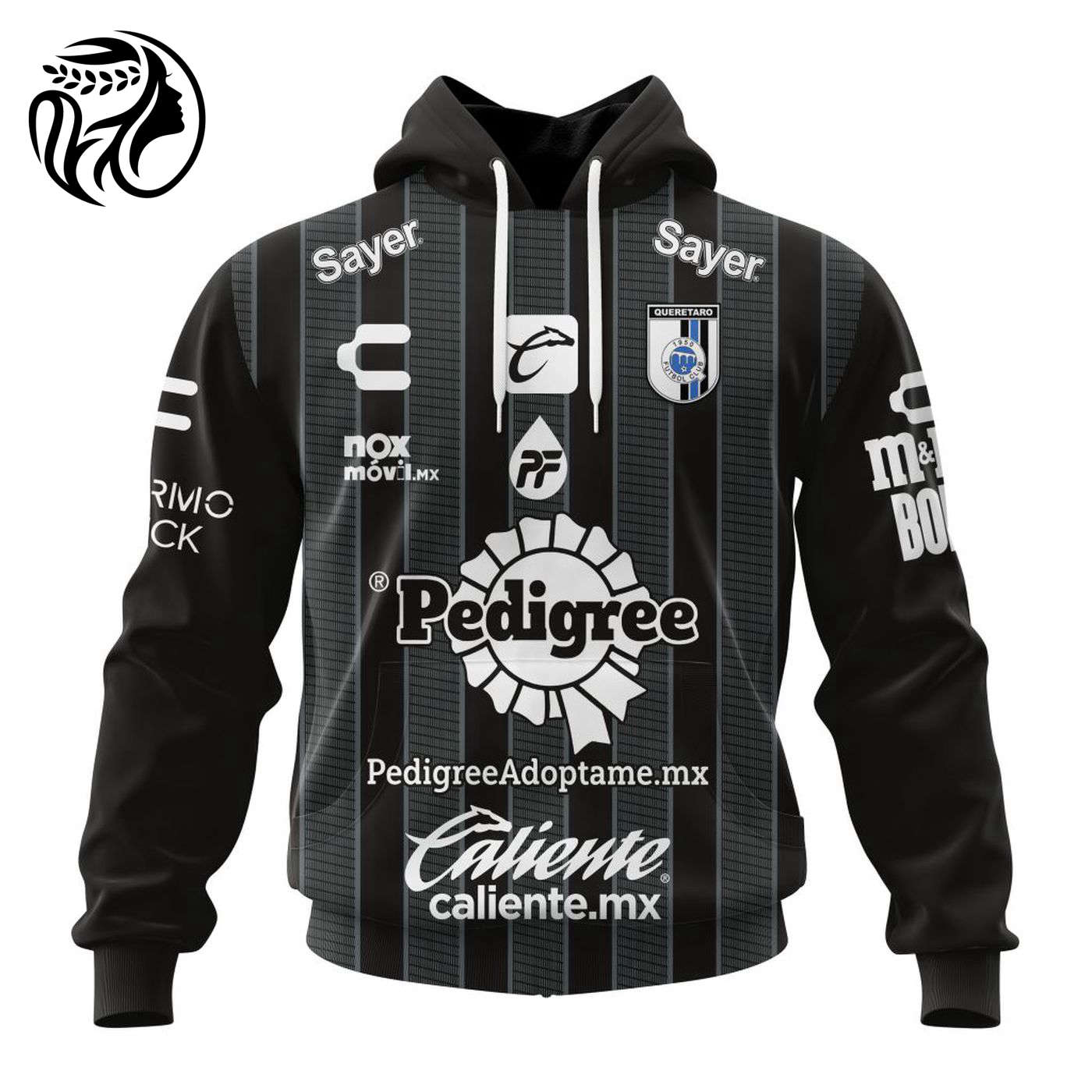 LIGA MX Queretaro F.C 2023 – 2024 Away Kits 3d Printed Hoodie 3d Printed Hoodie