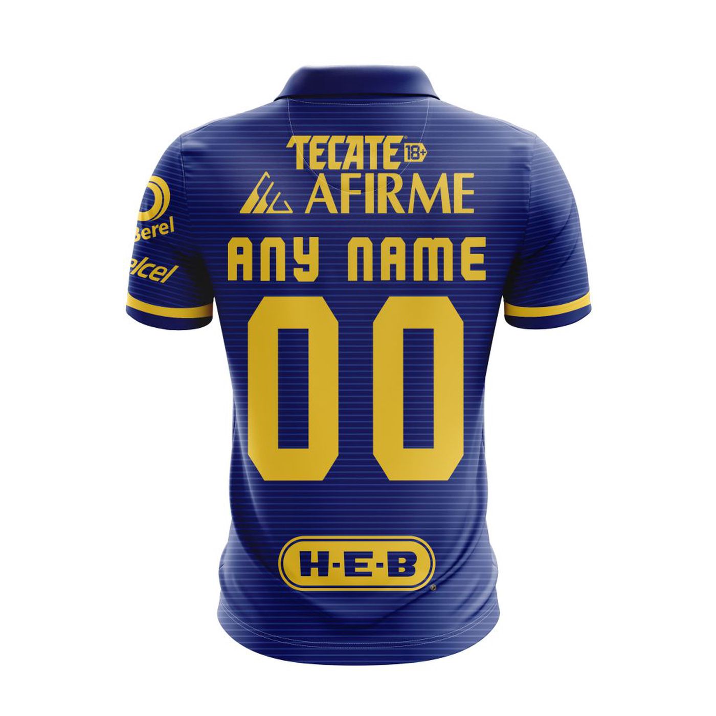 LIGA MX Tigres UANL 2023 – 2024 Away Kits Polo 3d Printed Hoodie 3d Printed Hoodie