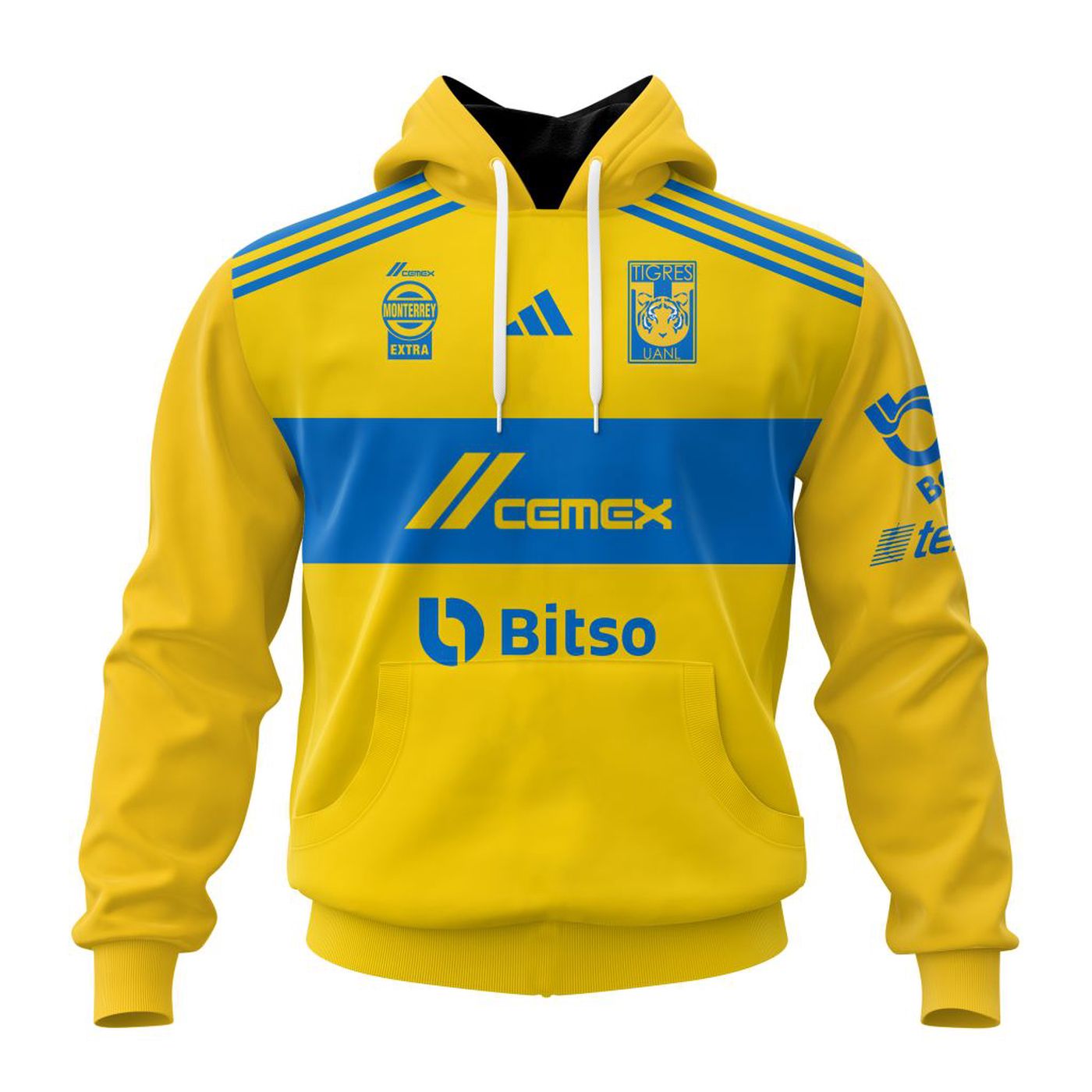 LIGA MX Tigres UANL 2023 – 2024 Home Kits 3d Printed Hoodie 3d Printed Hoodie LIGA MX Tigres UANL 2023 – 2024 Home Kits 3d Printed Hoodie 3d Printed Hoodie