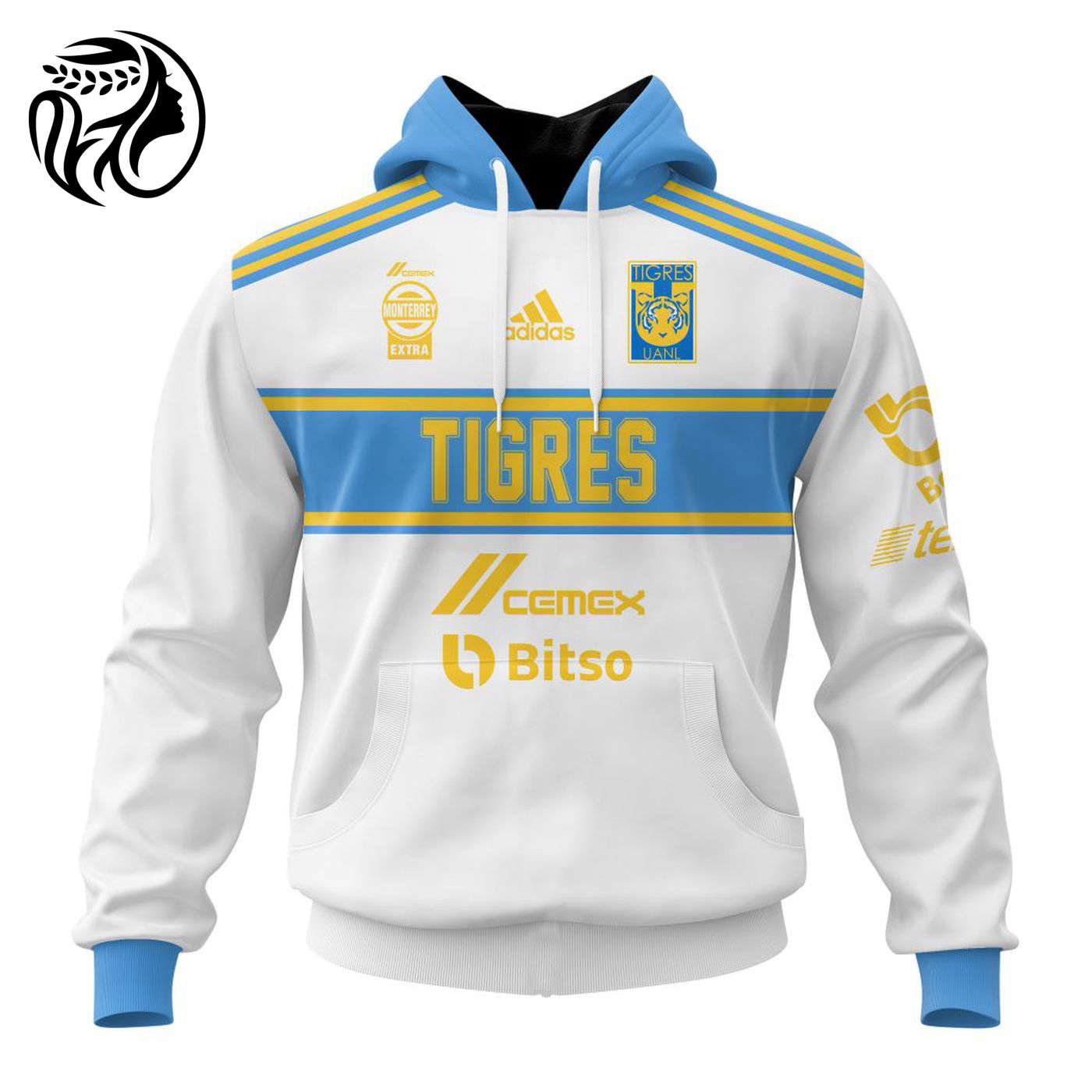 LIGA MX Tigres UANL 2023 – 2024 Third Kits 3d Printed Hoodie 3d Printed Hoodie
