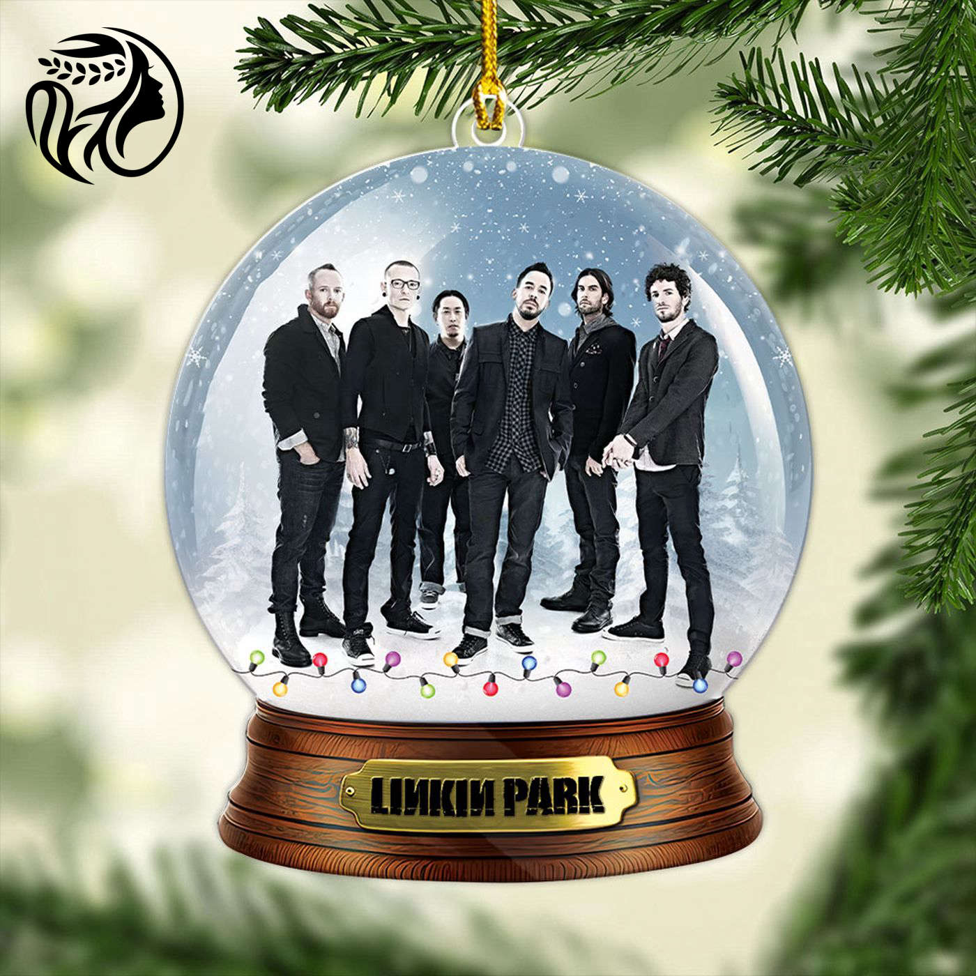 Linkin Park Custom Shape Clear 1-sided Acrylic Ornament Gift