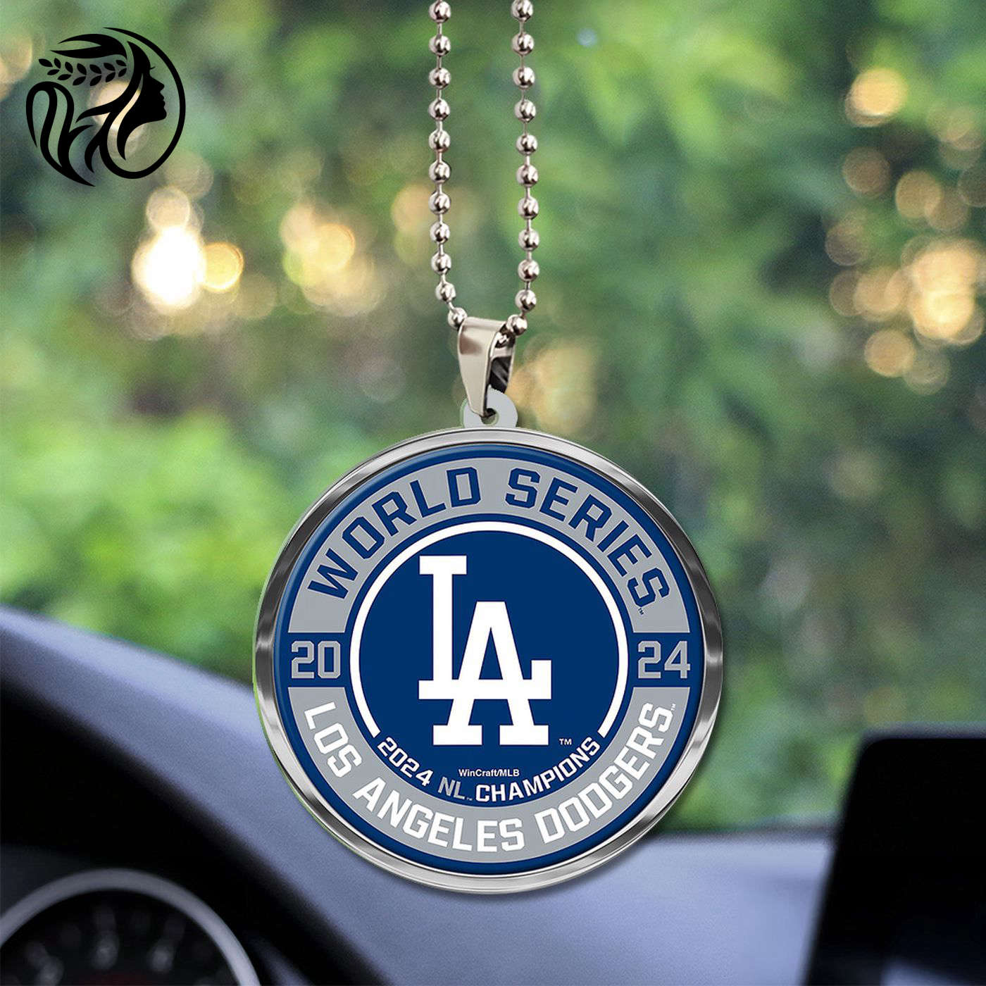 Los Angeles Dodgers Custom Shape 2-sided Acrylic Car Ornament
