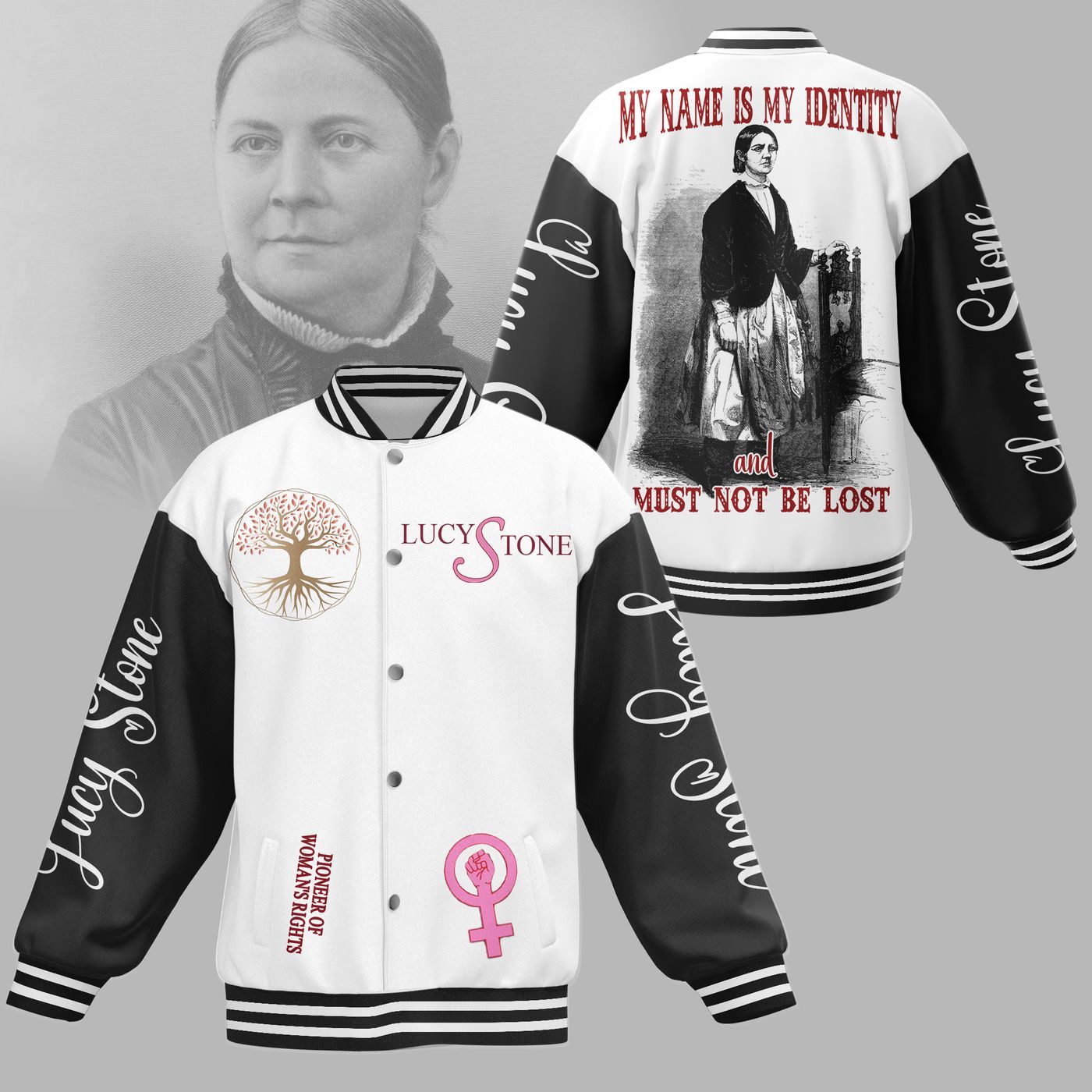 Lucy Stone New Premium Baseball Jacket Gift For Fan