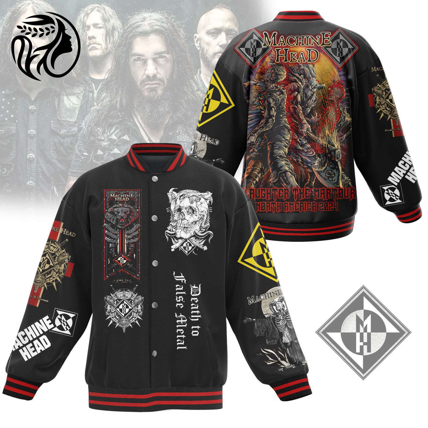 Machine Head New Premium Baseball Jacket Gift For Fan