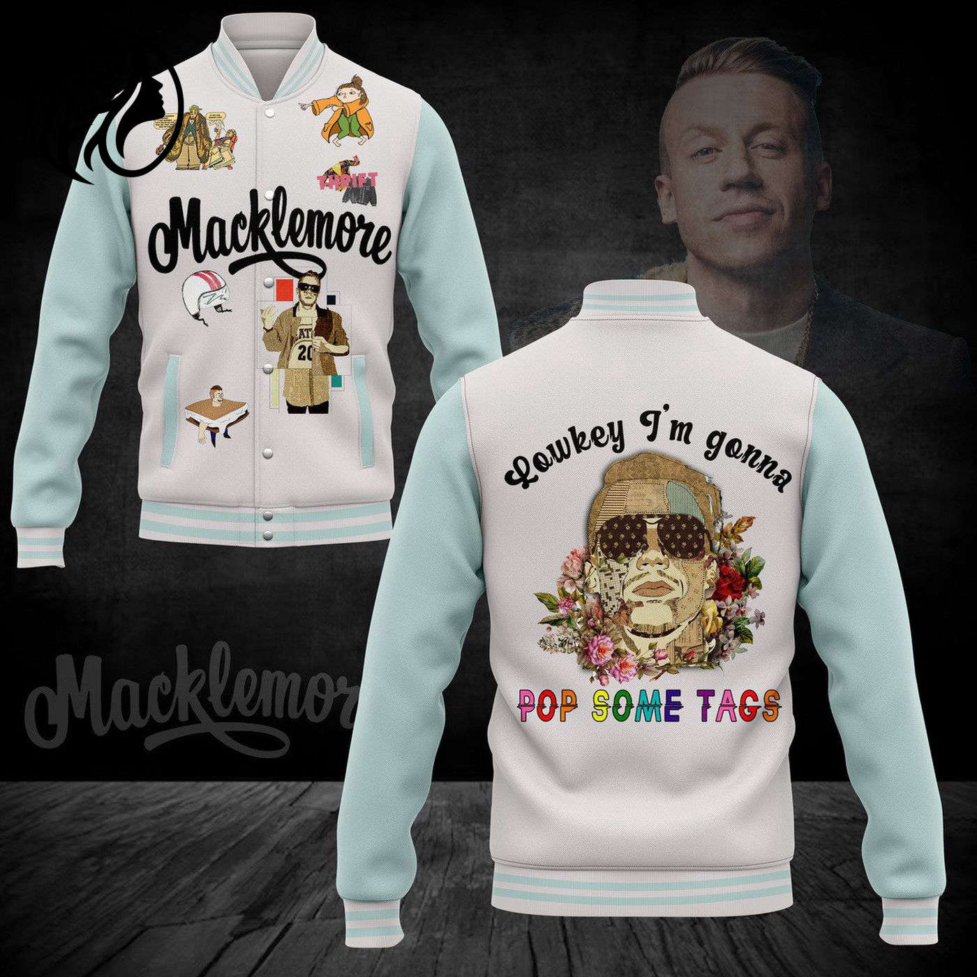 Macklemore New Premium Baseball Jacket Gift For Fan