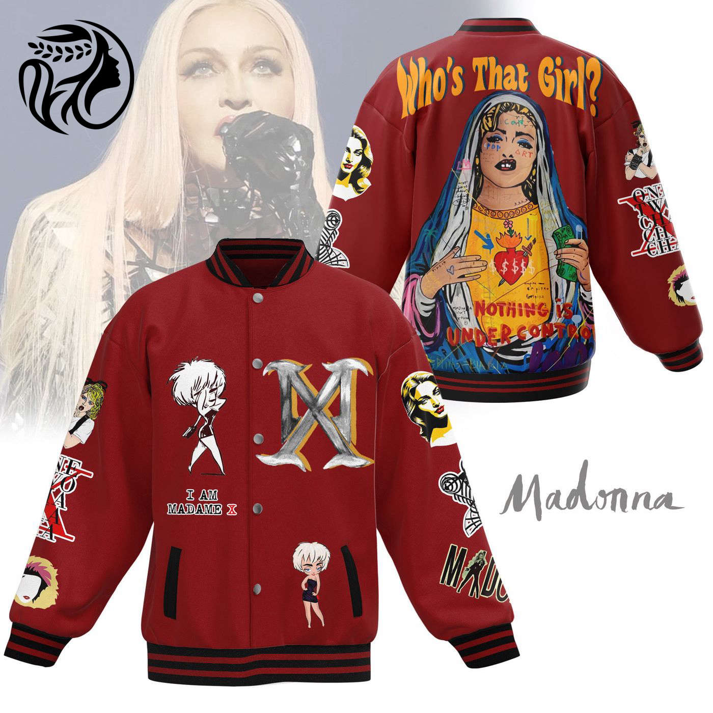 Madonna New Premium Baseball Jacket Gift For Fan