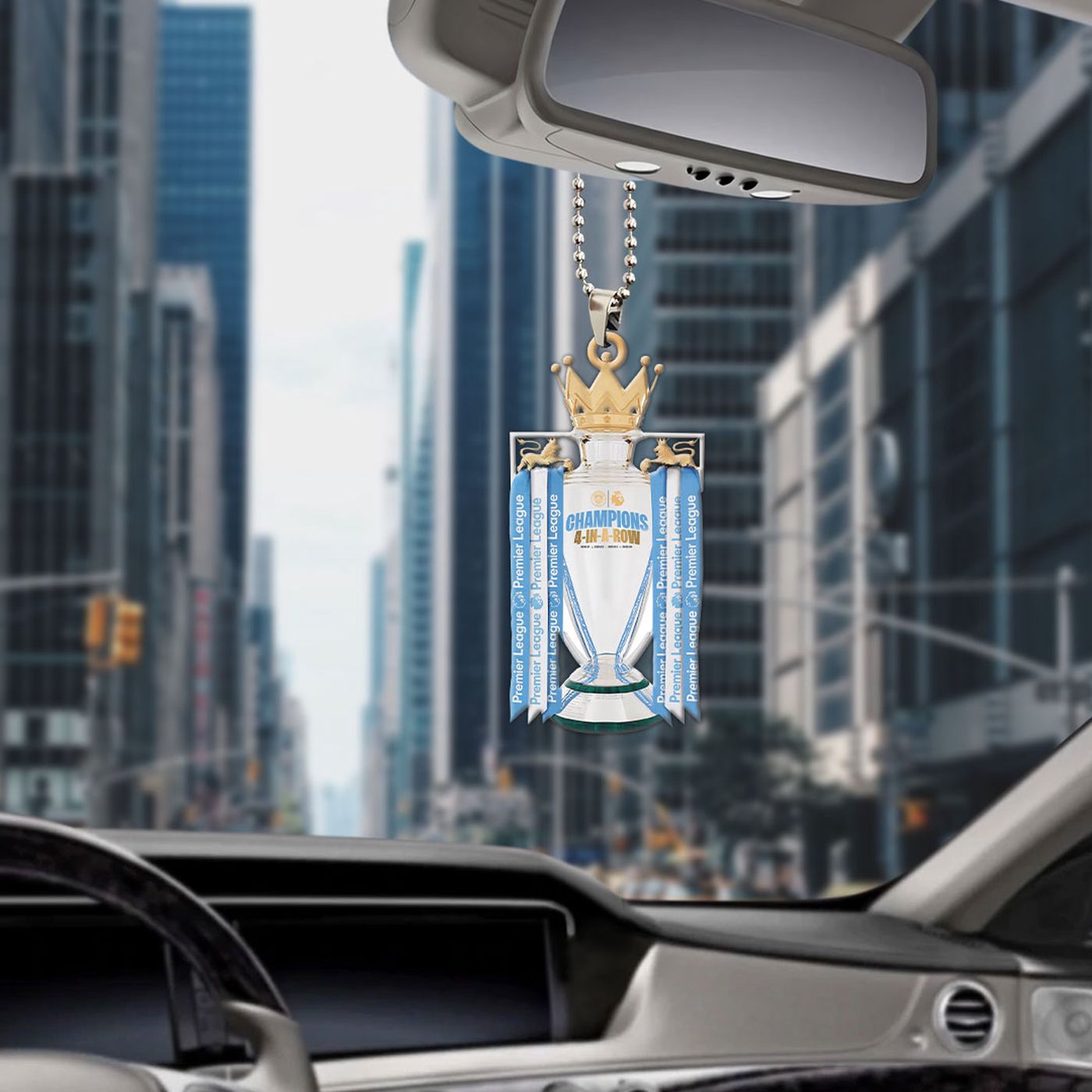 Manchester City Custom Shape-sided Acrylic Car Ornament Manchester City Custom Shape-sided Acrylic Car Ornament