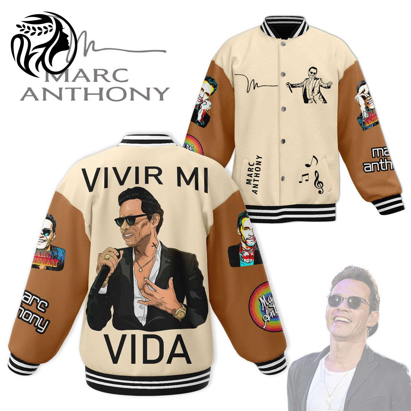 Marc Anthony New Premium Baseball Jacket Gift For Fan