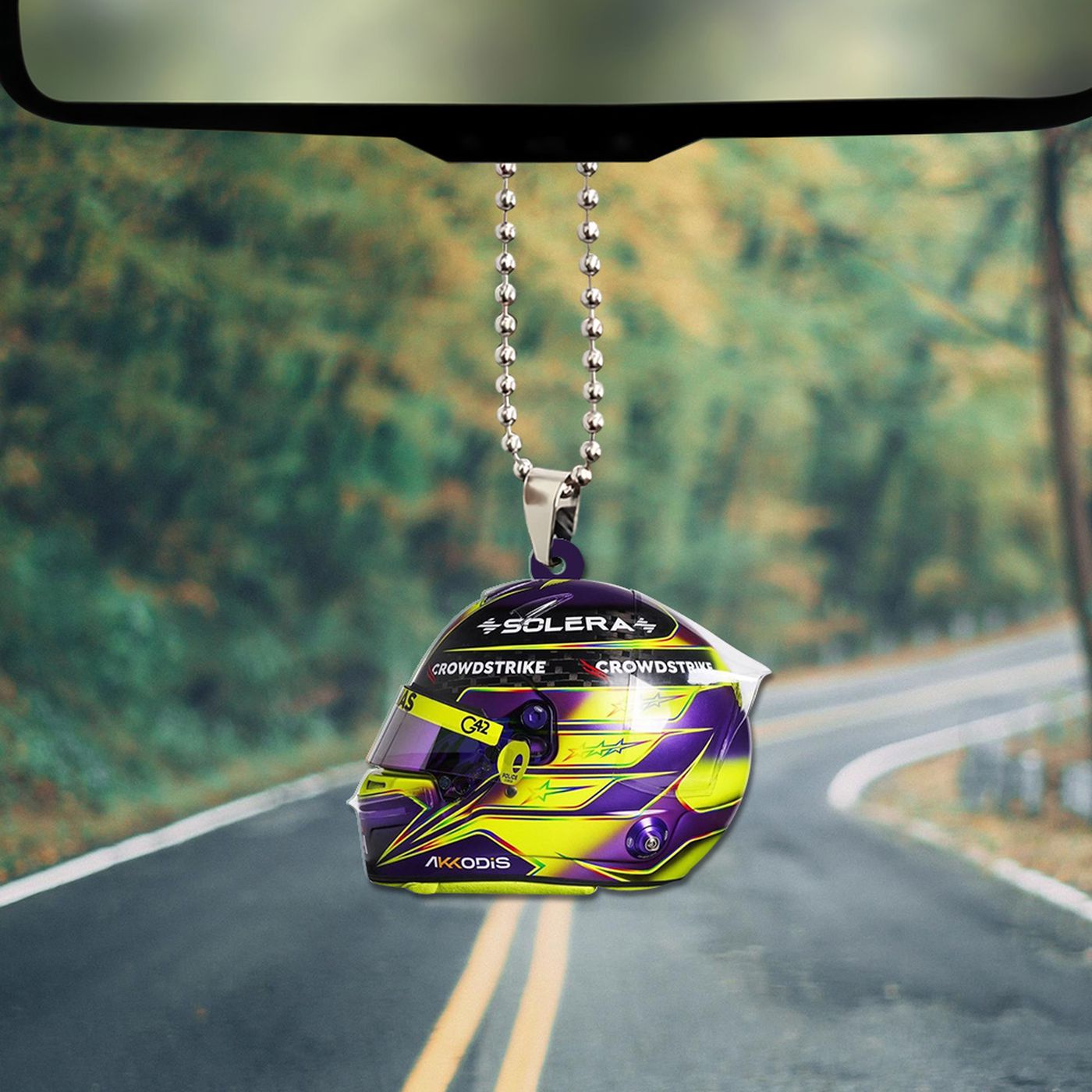 Mercedes-AMG Petronas F1 Custom Shape 2-sided Acrylic Car Ornament Gift