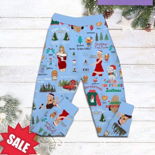 Merry Swiftmas Eras Tour Taylor Pajamas Set: Stylish & Comfy Sleepwear