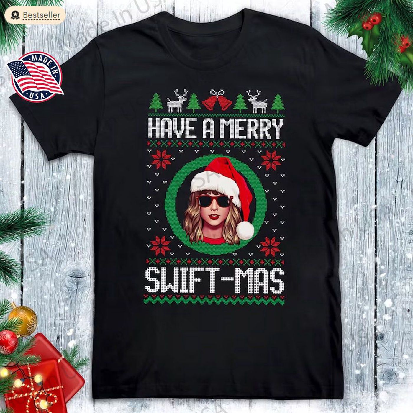 Merry Swiftmas Eras Tour Taylor Pajamas Set: Stylish & Festive Sleepwear