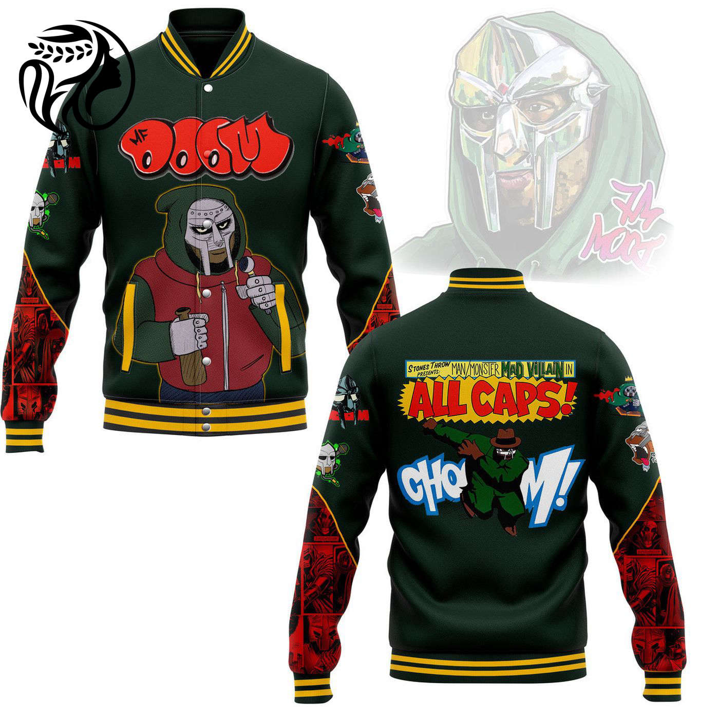 MF Doom New Premium Baseball Jacket Gift For Fan