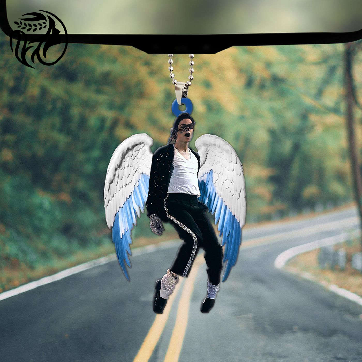 Michael Jackson Custom Shape 2-sided Acrylic Car Ornament Gift