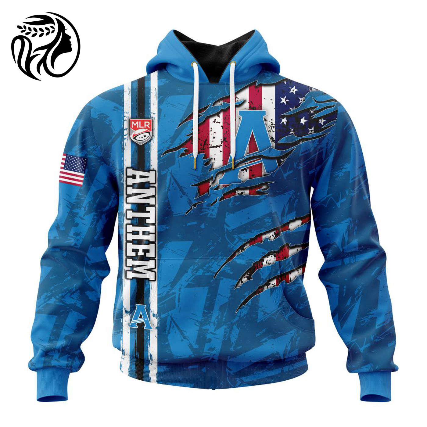 MLR Anthem Rugby Carolina Special Design Concept Kits 2403 3d Printed Hoodie 3d Printed Hoodie