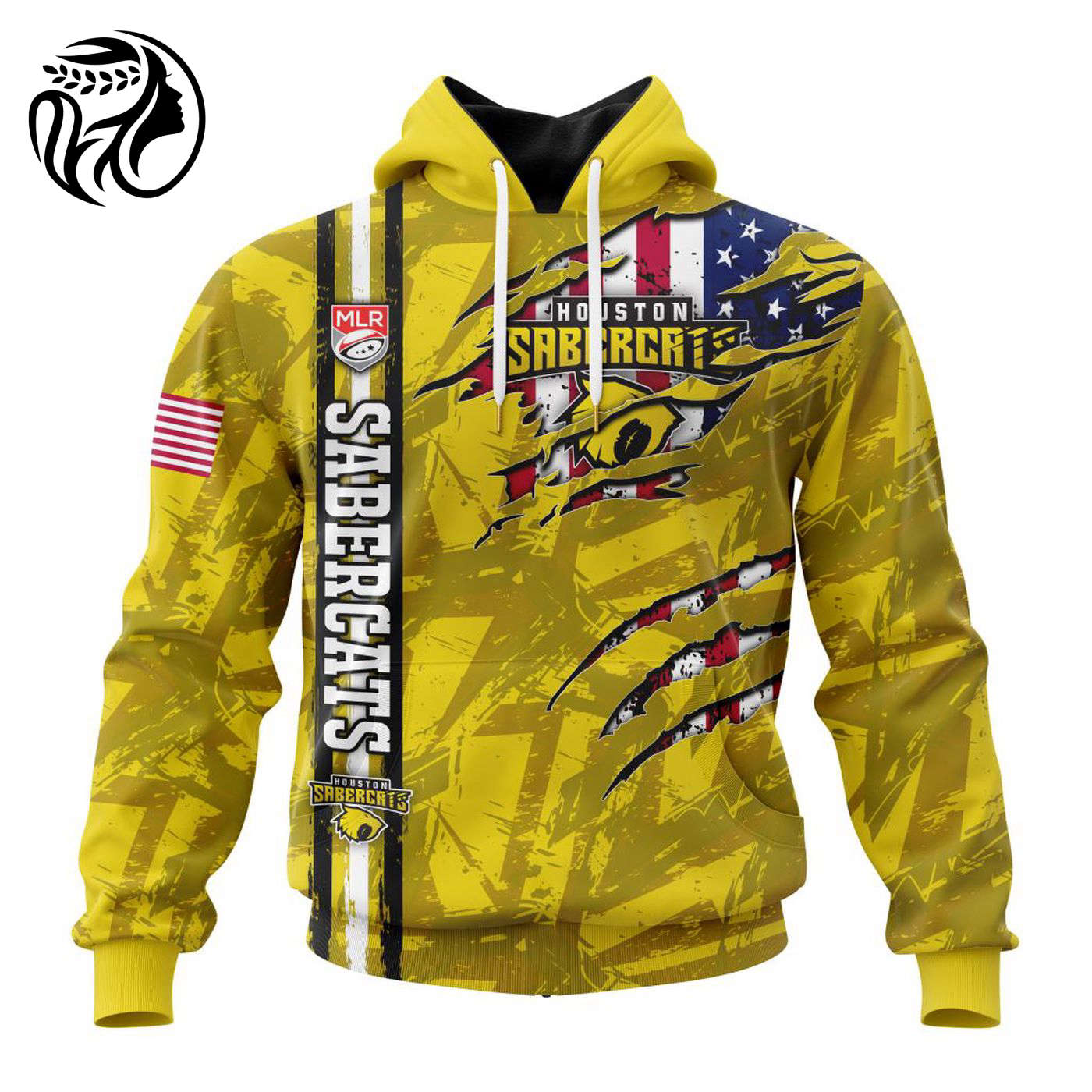 MLR Houston SaberCats Special Design Concept Kits 2403 3d Printed Hoodie 3d Printed Hoodie