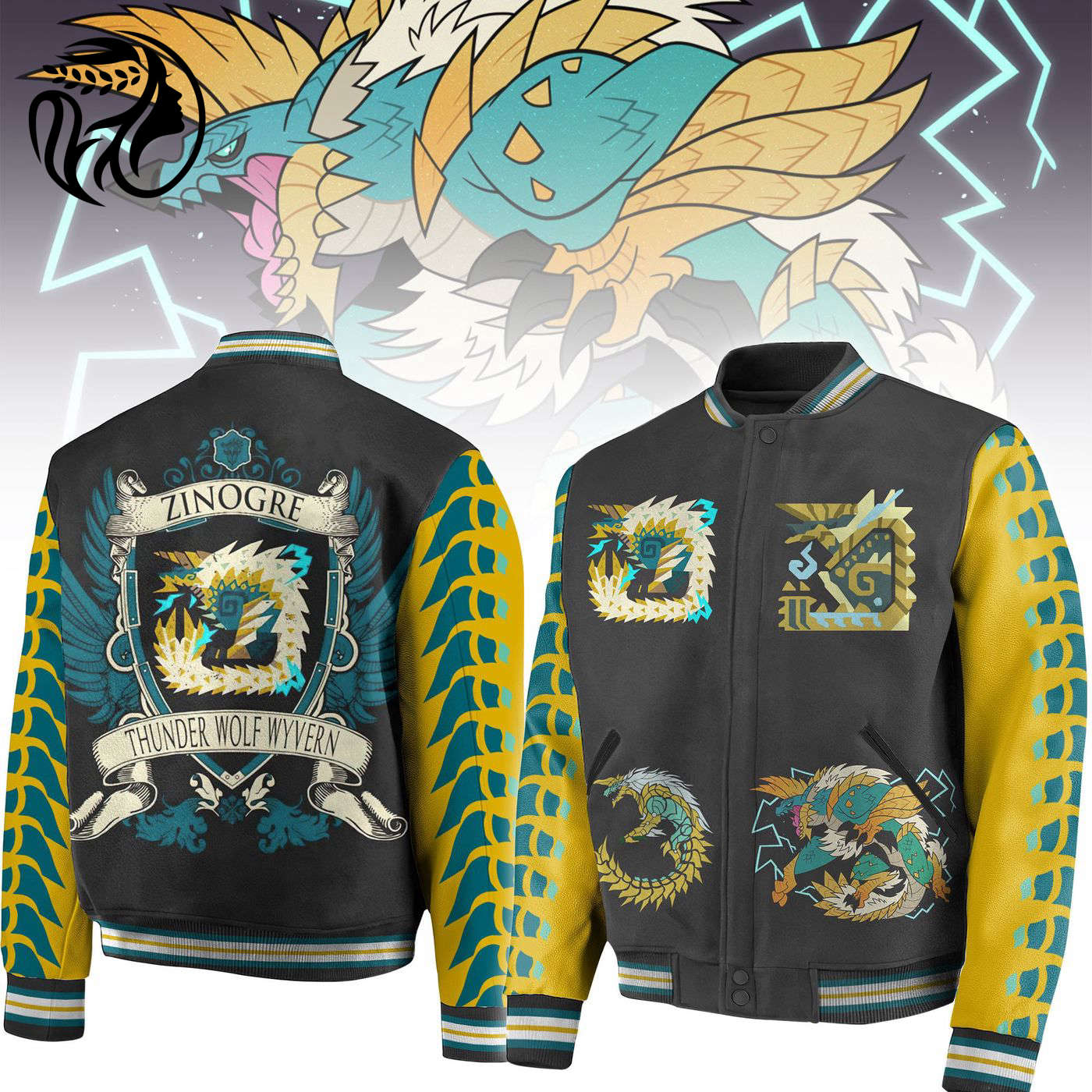 Monster Hunter New Premium Baseball Jacket Gift For Fan