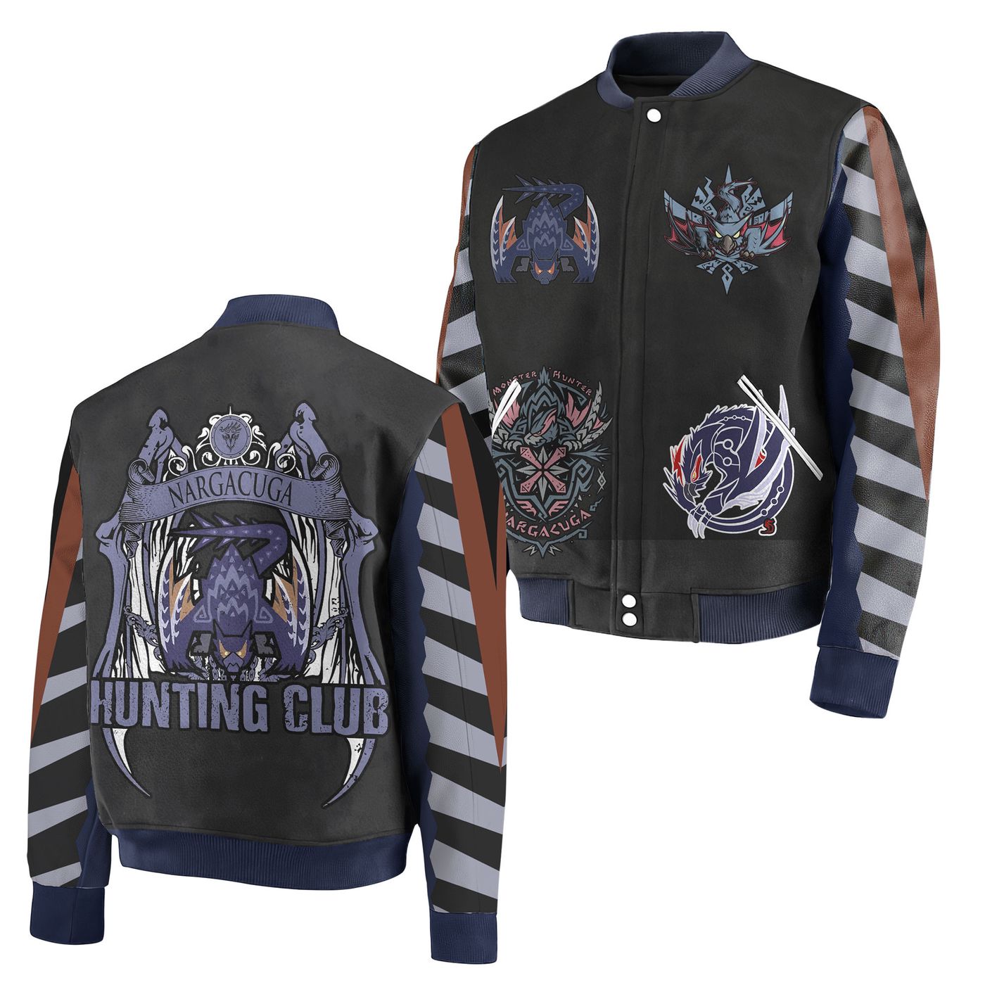 Monster Hunter New Premium Baseball Jacket Gift For Fan