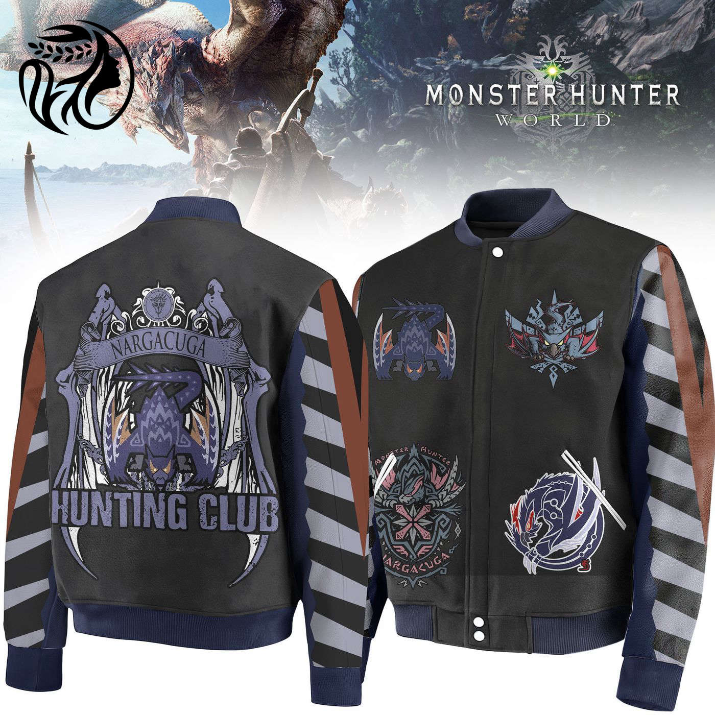 Monster Hunter New Premium Baseball Jacket Gift For Fan