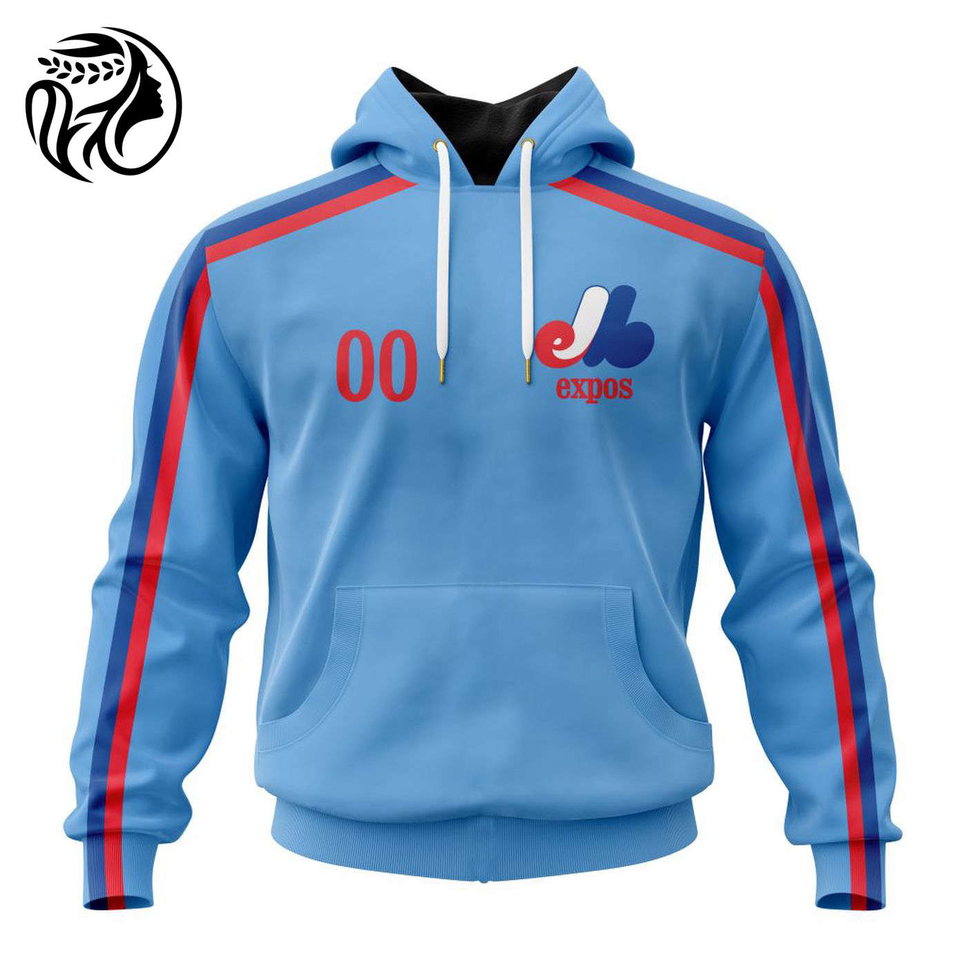 Montreal Expos Personalized Vintage Kits 3d Printed Hoodie 3d Printed Hoodie