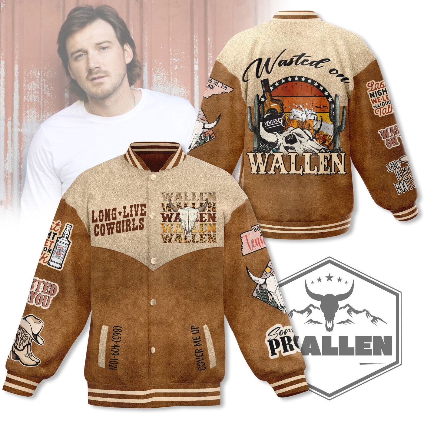 Morgan Wallen New Premium Baseball Jacket Gift For Fan